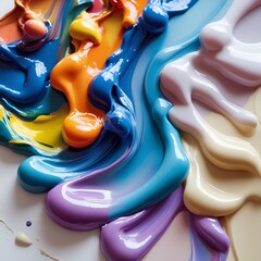 The image of paint has been generated.