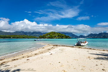 Round Island, Sainte Anne Marine National Park, Republic of Seychelles, Africa.