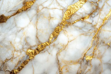 Elegant white marble with golden veins texture background abstract design luxury material