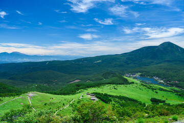 Obraz premium ビーナスライン 車山高原