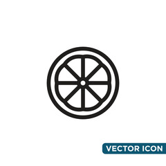 Simple Design Fruit Icon Template