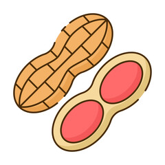 Nut food icon ﹣ commodity banner design competition  dried food icon pack
