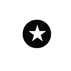 The circle icon with a star in the middle