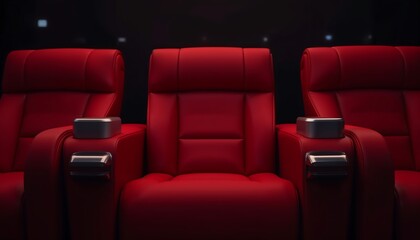Luxury Red Cinema Seats: A Cinematic Experience Awaits