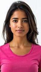 Fototapeta premium close up of young beautiful woman