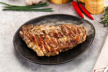 Grilled pork sirloin for dinner
