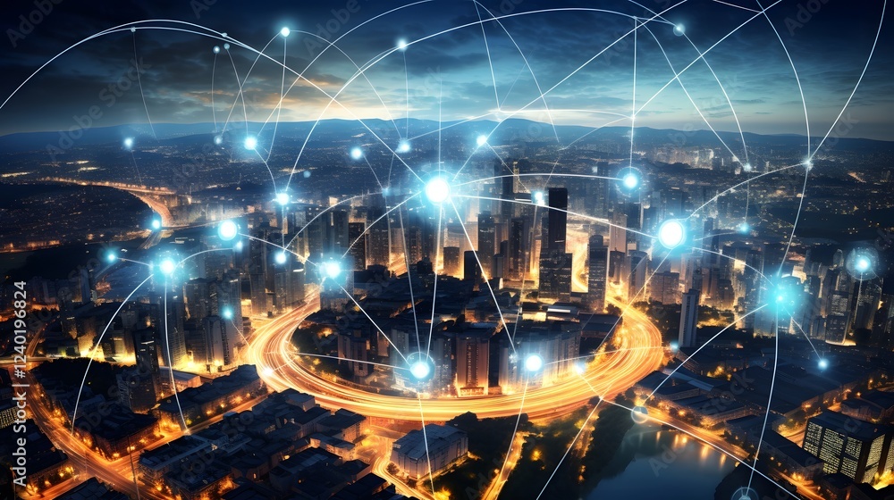 Aufkleber exploring the transformative impact of 5g technology on smart city infrastructure connectivity and t
