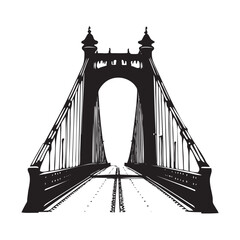 bridge vector illustration