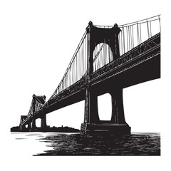 bridge vector illustration