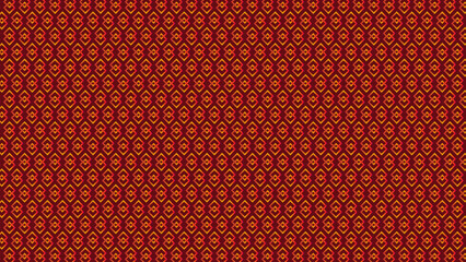 SEAMLESS UNIQUE DECORATIVE PATTERN DESIGN  RED