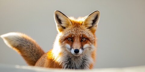 Curious Fox Looking Directly at the Camera.