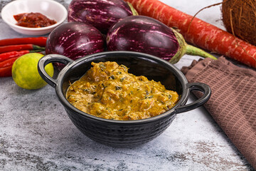 Indian chicken masala corma curry