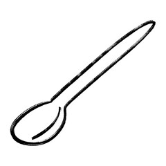 spoon cute illustration and hand draw