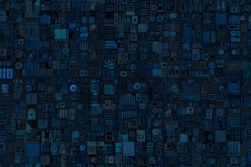 Fototapeta premium blue background Generative AI