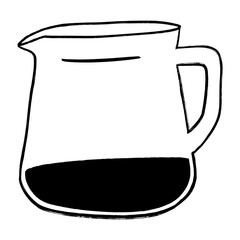 cup of coffee cute illustration