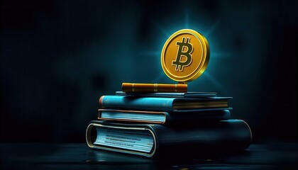Bitcoin investment strategies financial literacy image series digital environment close-up cryptocurrency insights