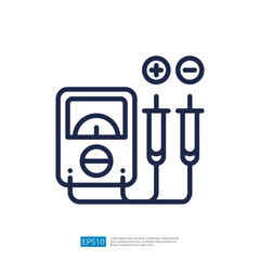 Electric Vehicle Measurement Instrument With Dial And Probes For Testing Voltage Levels Of Battery And Circuit Performance
