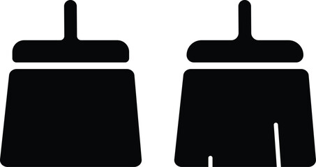 Cleaning vector icon set on white background