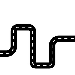 Fototapeta premium Road Map Location