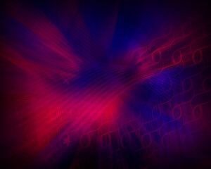 abstract blur fantasy blue and red line and curve speed and laser on gradient red and blue background, technology, abstract, banner, template, decor, name card, copy space