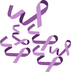 World Cancer Awereness day Ribbon