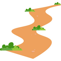 Forest Path Illustration