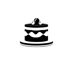 A delectable cake, perfect for birthdays or anniversaries.  This image showcases a rich, creamy dessert, ideal for celebrations and sweet cravings.