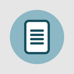 Document icon button