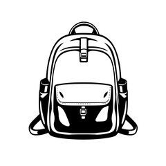 Vintage Backpack: Classic Travel and School Bag Design. Perfect for adventures, college, or everyday use.  A timeless accessory for students and travelers.