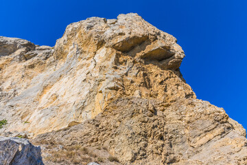 Cape Alchak nature reserve near Sudak, Crimea, Russia 