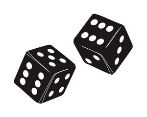 casino dice illustration
