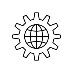 gear or setting icon vector