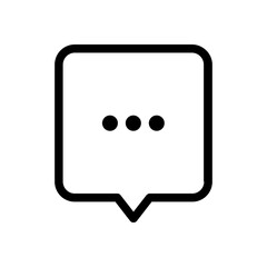 Fototapeta premium Chat bubble icon design