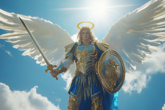 Archangel Michael With Sword Images – Browse 1,579 Stock Photos ...