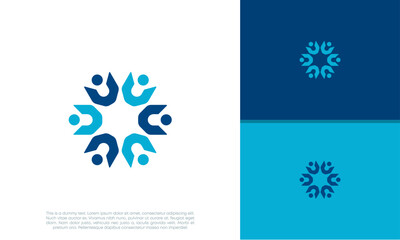 Human Resources Consulting Company, Global Community Logo	