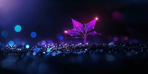 Abstract dark art visualizing sustainable product innovations