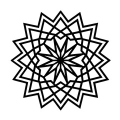 Islamic Geometric Icon