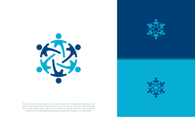 Human Resources Consulting Company, Global Community Logo	