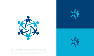 Human Resources Consulting Company, Global Community Logo	