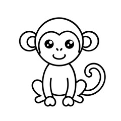 Monkey Outline Icon