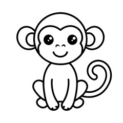 Monkey Outline Icon