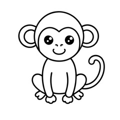 Monkey Outline Icon