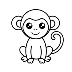 Monkey Outline Icon