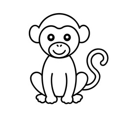 Monkey Outline Icon