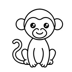 Monkey Outline Icon