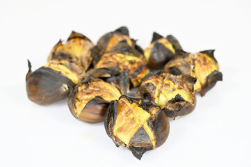 chestnuts, delicious roasted chestnuts, winter delicacies