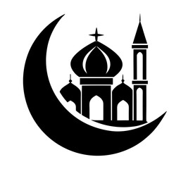 Mosque Simple Logo Icon