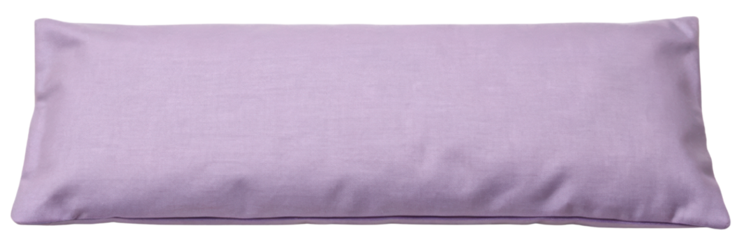 Long light purple pillow isolated with transparent background