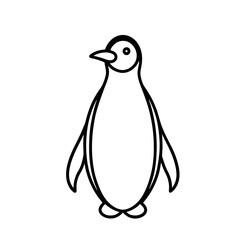 Penguin Outline Icon