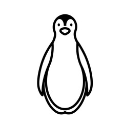 Penguin Outline Icon